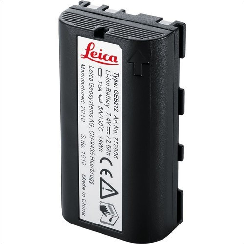 Total Station Battery - Color: Black