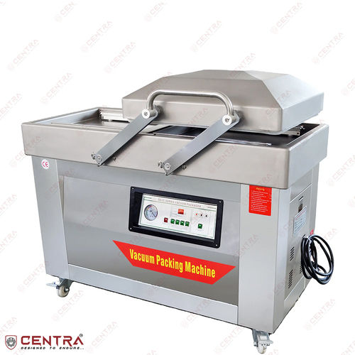 Double Chamber Vacuum Packaging Machine - Material: Mild Steel