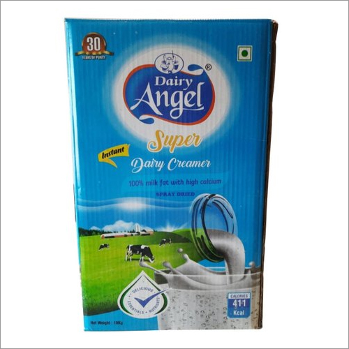 Dairy Angel 320 Super Dairy Creamer - 10 Kg Box | Fssai Certified, Made With Milk Solid And Sugar, 12 Months Shelf Life, Store In Cool, Dry Place