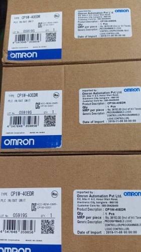 OMRON PLC IN/OUT UNIT CP1W-40EDR