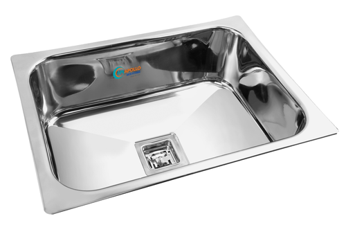 Silver Apl Apollo Edge Series Single Bowl Sinks