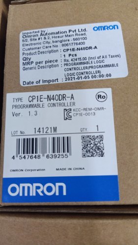 Omron PLC I/O,s(24x16)CP1E-N40DR-D/24VDCCP1E-N40DR-A/220VAC
