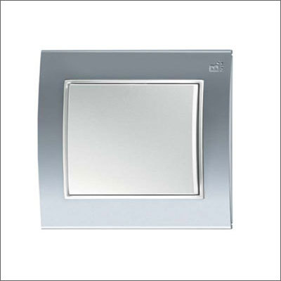 Modular Single Switches - Plastic Material, Rectangle Shape, Black And Grey Color | Ac Power Source, Polycarbonate Features