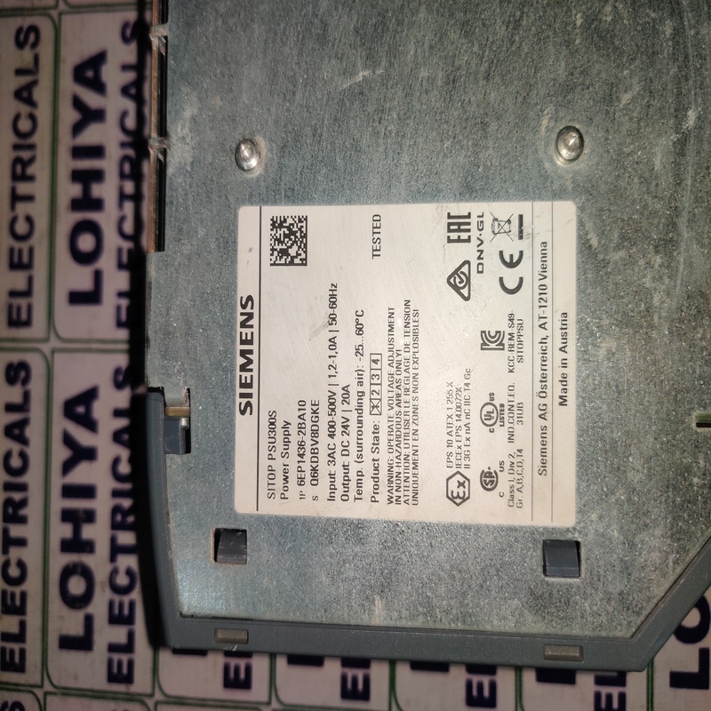 Siemens 6ep1436-2ba10 Power Supply