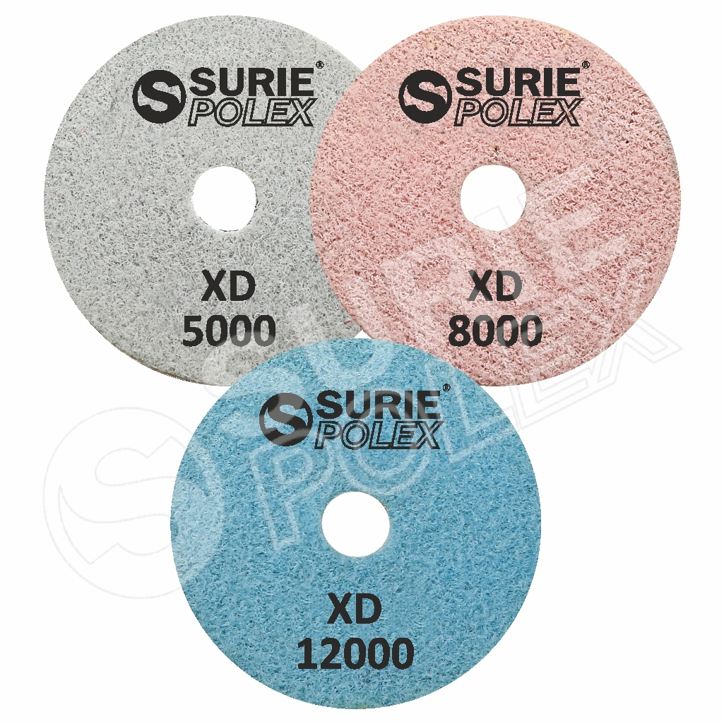 Dcrf 7u2-xd Flexible Polish Pad - Diamond Polishing Pads, 4 Inch/100mm Diameter | Flexible Design, Sintered Resin Bonding Agent