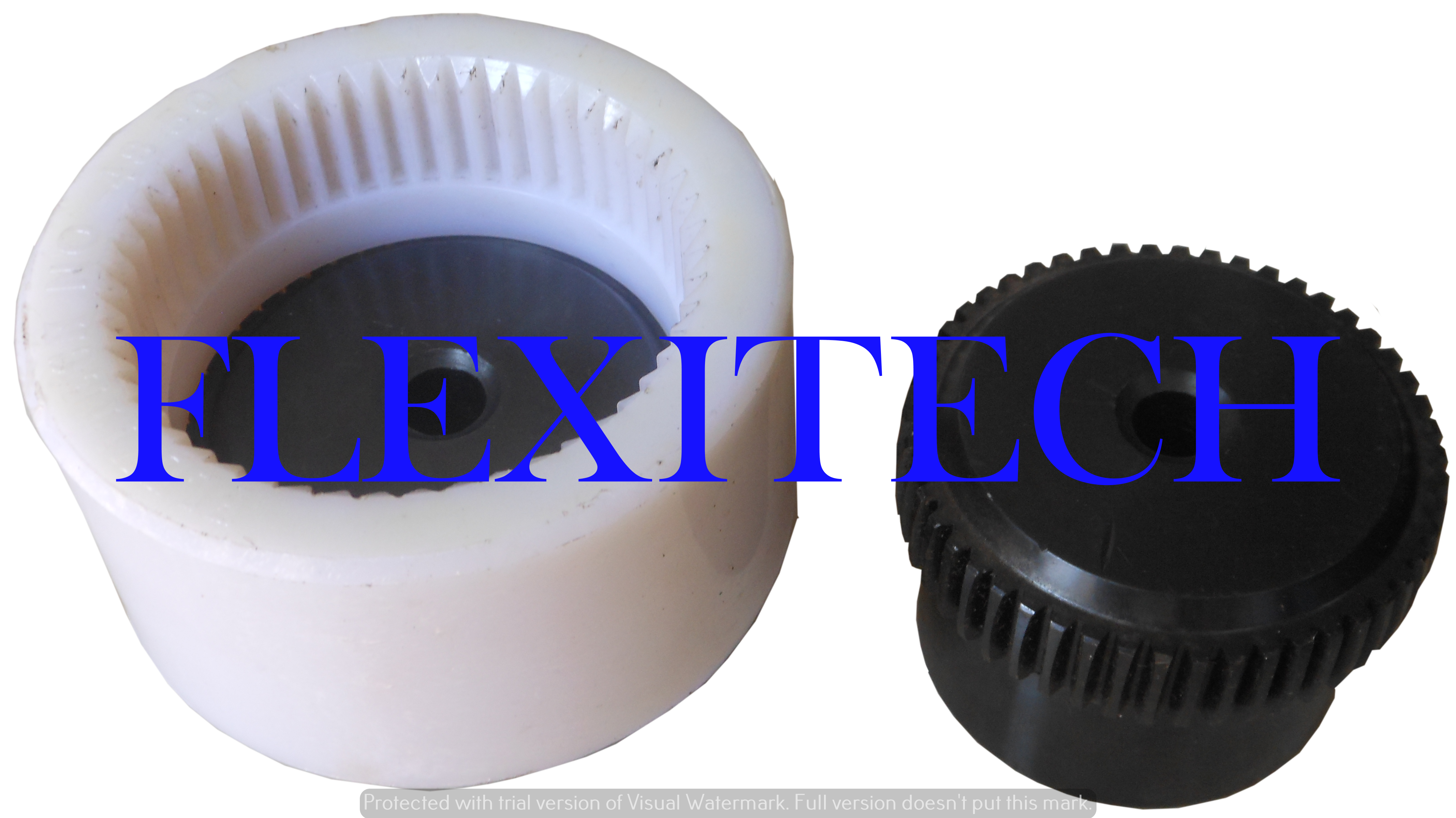 Nylon Gear Coupling - Fngc 19/28/38/48/65 Sizes | Compact, Lubrication-free, High-speed Up To 5000 Rpm, Black, Forged Gear Design