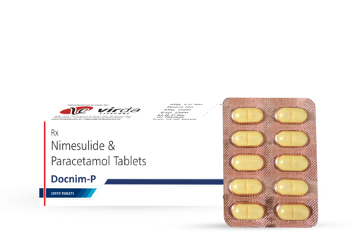 Nimesulide and Paracetamol Tablet - 100MG Nimesulide & 325MG Paracetamol | Pain Relief for Headaches, Migraines, Muscle & Dental Pain, Arthritis