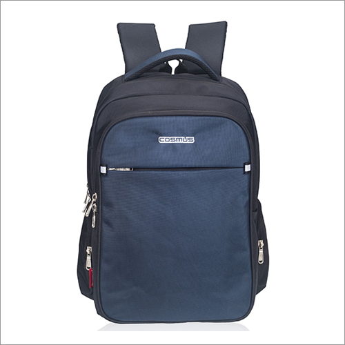 नीला और काला स्टर्डी लैपटॉप बैकपैक शोल्डर बैग