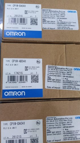 I/O Expansion Unit Cp1w-Da041,4 Analog O/P,Scp1w-Ad041,4 Analog I/P,S
