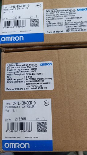 OMRON PLC CP1L-EM40DR-D