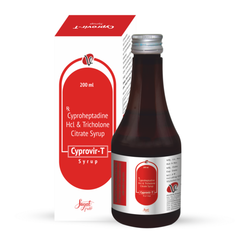 Cyproheptadine Hcl And Tricoline Citrate Syrup General Medicines