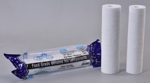 10 Inches Spun Filter - 100% Virgin Polypropylene , 3-Layer Thermally Bonded Filtration for High Efficiency and Long Service Life