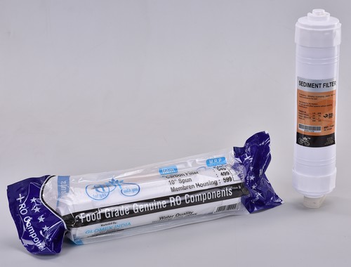 Sediment Filter - 5 Micron Micro Rating, OD 61 mm x 300 mm | Service Life Approx 7500 Liters, Flow Rate Up to 3L PM, Max Input Water Temp 45°C