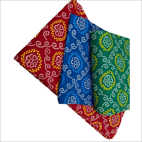 कॉटन जयपुरी प्रिंटेड फैब्रिक