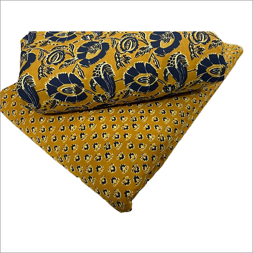 Cotton Printed Fabric - 50-100 Gsm, 44" Width | Red Color, Ideal For Suits, Kurtis, Dresses, Normal Wash Care