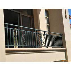 Ms Balcony Railing - Metal Structure, Custom Size, Modern Style | Powder Coated Finish, Welding Techniques, Versatile For Various Applications