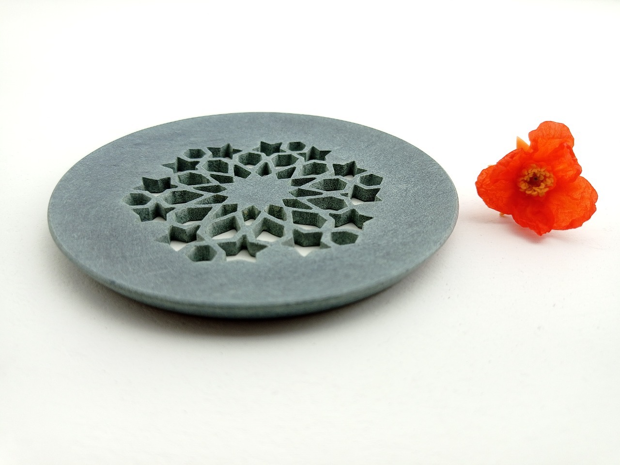 Gray Soapstone Coaster Ii Model No. 209 Ii Grey Color