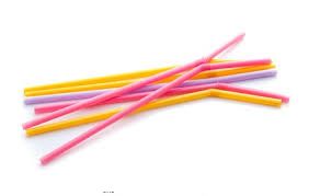 Multicolour Plastic Straws