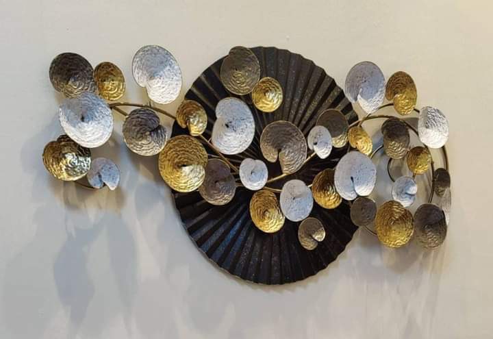 Metal Wall Art - 1066.8x381x685.8 Mm, Multi Color (Customizable) | Eco-friendly, Handmade, Easy To Clean, Indian Theme