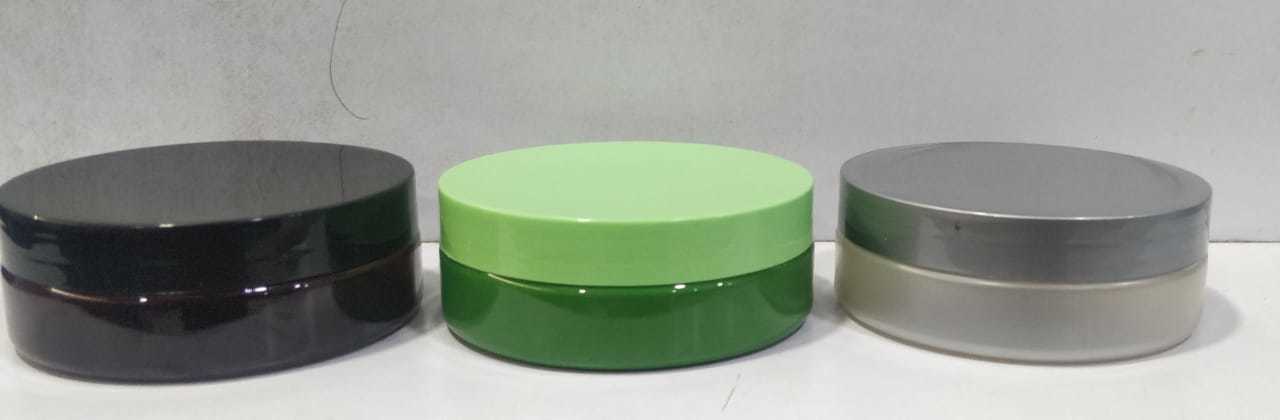 100ml Flat Jar With 89mm Cap - Pet Material, 24 Grams Weight | Versatile Storage Solution For Cosmetics And Crafts