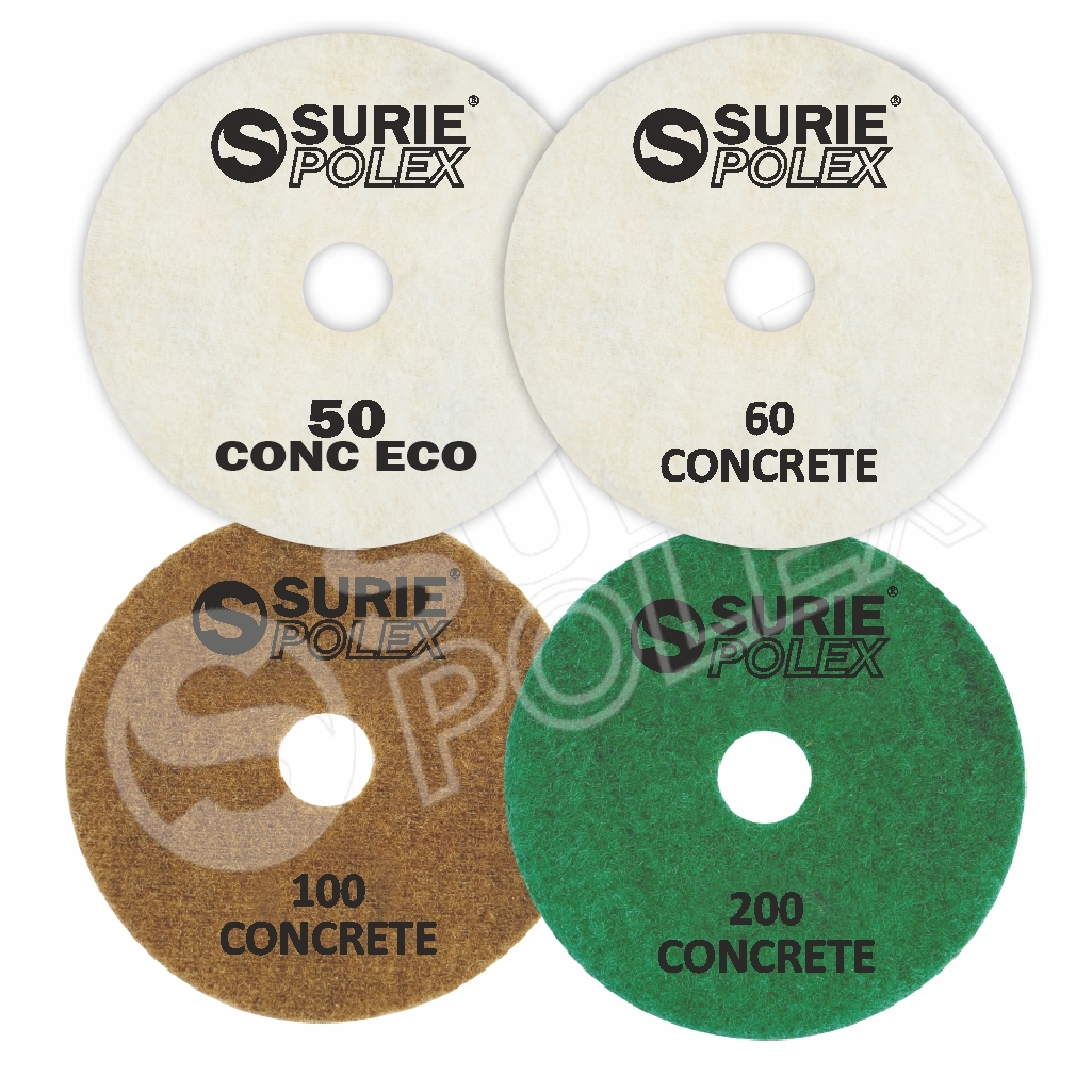 Diamond Flexible Pads - Resin Bonded, Velcro-backed | Wet Polishing For Marble & Granite, Available In Multiple Grits