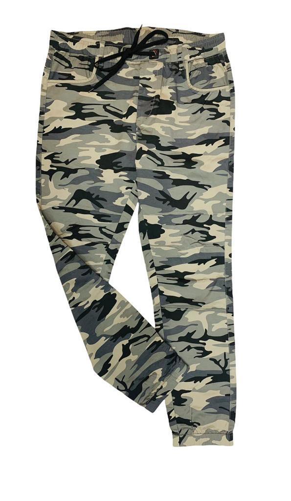 Men's Camo Joggers - Cotton Blend, Waist Size 30-40 | Multicolor, Washable, Suitable For All Seasons