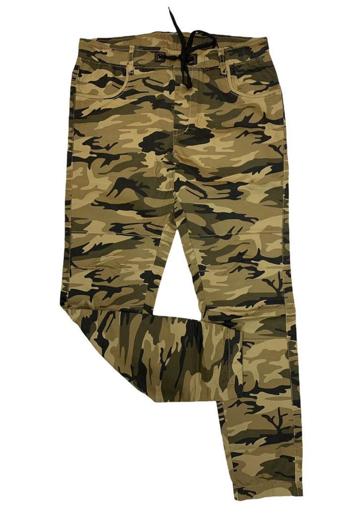Men's Camo Joggers - Cotton Blend, Waist Size 30-40 | Multicolor, Washable, Suitable For All Seasons