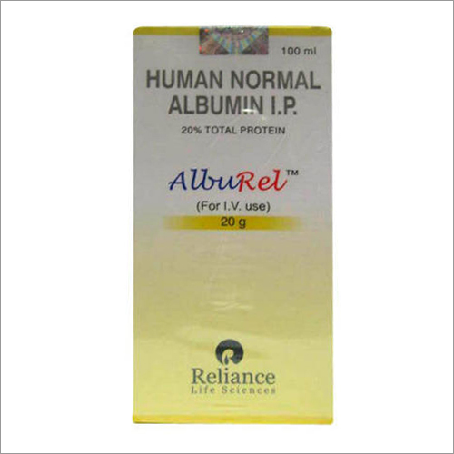 100 Ml Human Normal Albumin Injection Keep It Dry Place