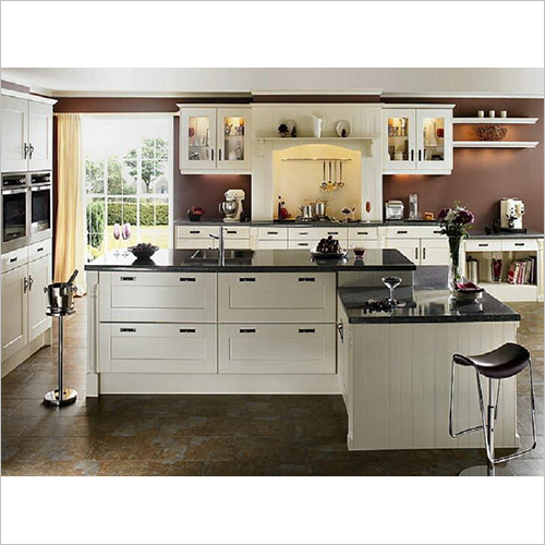 White Modern Design Modular Kitchen
