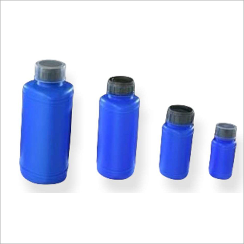 Hdpe Triangular Blue Hexa Shape Bottle - Material: Plastic