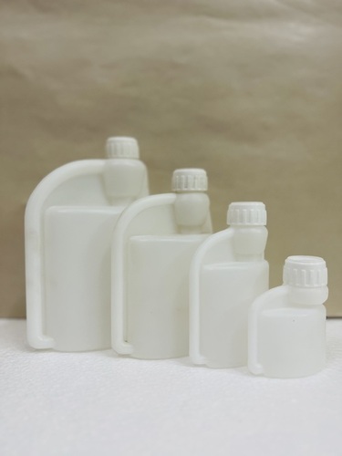 Hdpe Single Neck Bottle - Color: Natural. Custom Color Like Blue And Green Also Available On Order.
