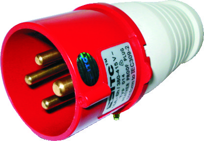 Industrial 63A plug and sockets