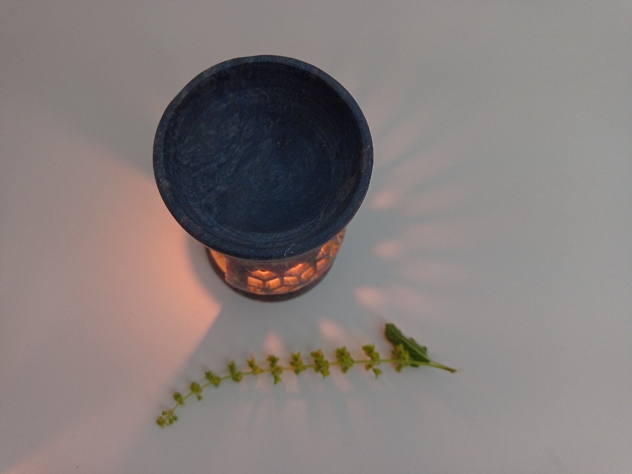 Soapstone Aroma Lamp Ii Model No. 243 Ii Multi Color Size: 2.5 X 2.5 X 3 Inch