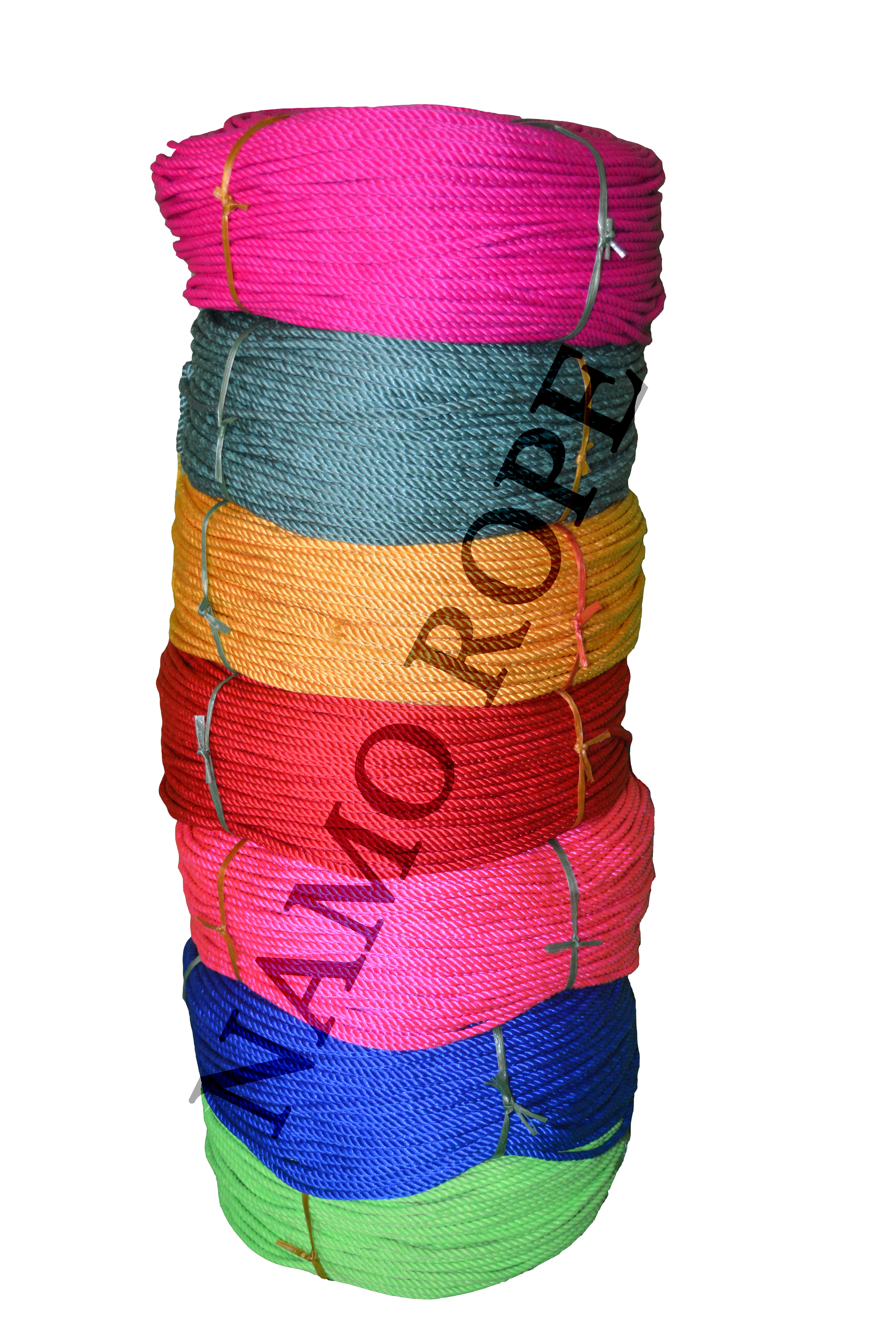 Twisted Polyester Color Rope