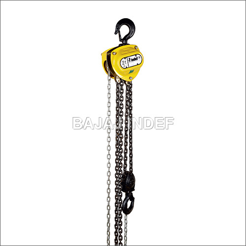 Triple Spur Gear M Series Chain Pulley Block Manual Hoist - Capacity: 1-20 Ton/Day