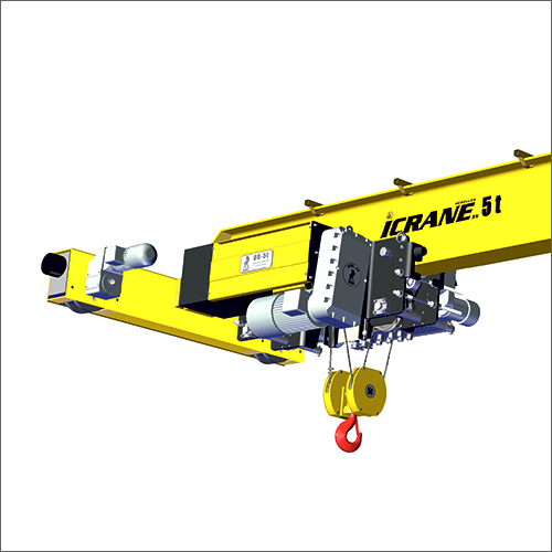 Double Girder Eot Crane - Stainless Steel, 12.5t Swl, 30m Span, Yellow | Industrial Usage, Dual Speed Hoisting And Travel