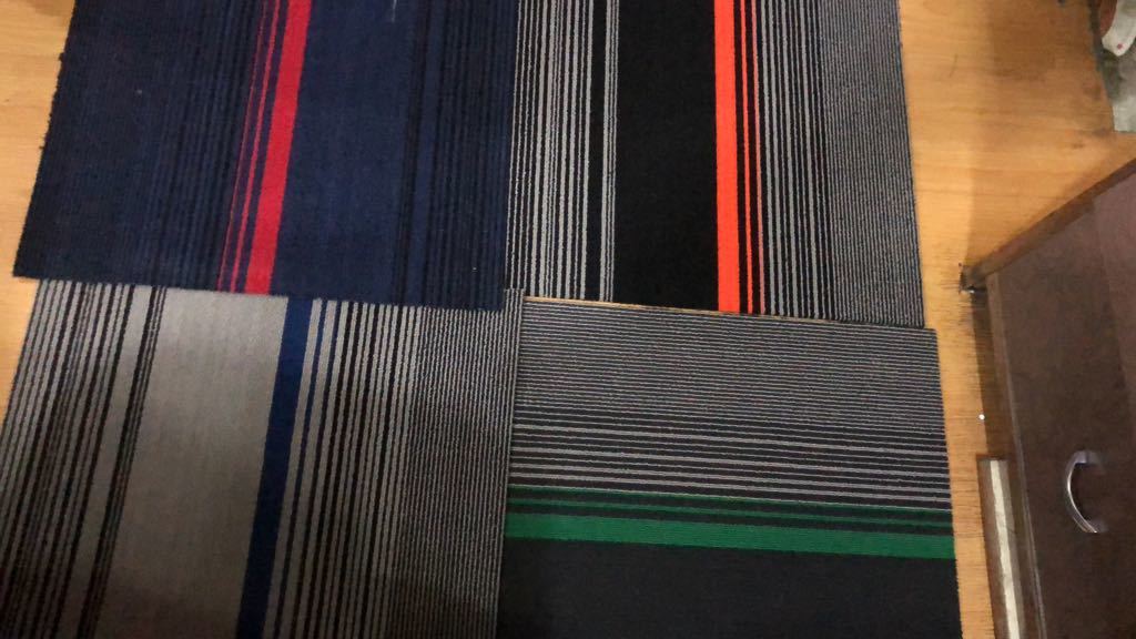 Pvc Backing Carpet Tiles - Matt Finish | Beautiful Design For Home & Office, Suitable For Indoor And Outdoor Floor Applications