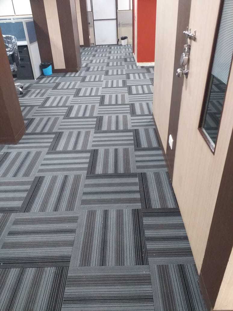 Pvc Backing Carpet Tiles - Matt Finish | Beautiful Design For Home & Office, Suitable For Indoor And Outdoor Floor Applications