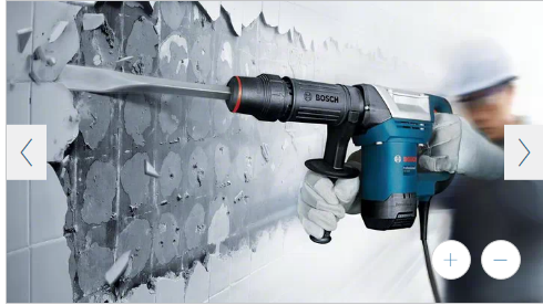 Blue Gsh 500 Bosch Demolition Hammer