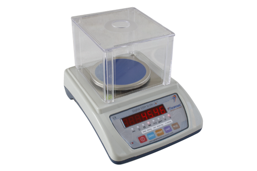 Digital GSM Balance i9 - 35x254x254 Inch, 600gm Capacity with Accuracy of 0.01gm | Auto Calibration, Bigger LCD, Acrylic Cover, Battery Backup