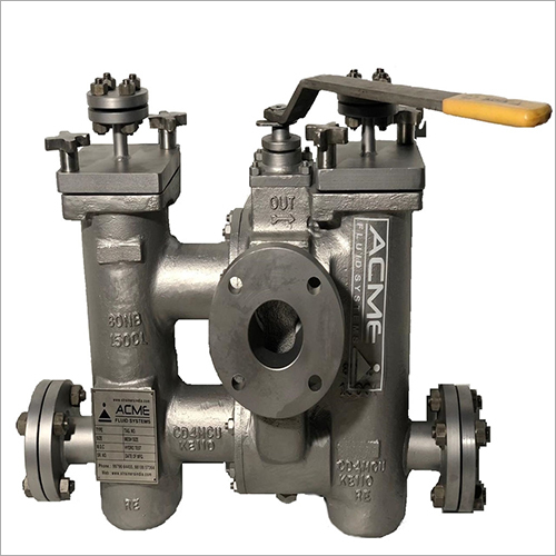 Casted DBF Ball Design Duplex Basket Strainers