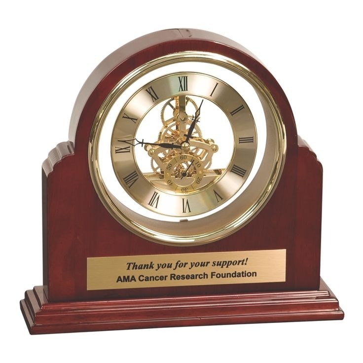 Promotional Crystal Clock - Authentic Glass Construction, Engravable Finish | Quality-tested Design For Effective Business Promotion