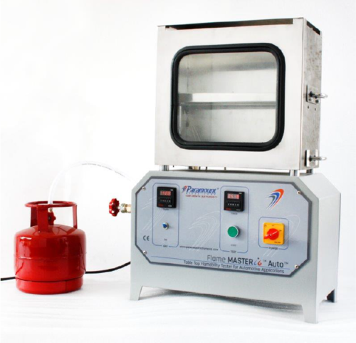 Flammability Tester I9 - Steel, 440x270x600 Mm, 20.8 Kg | Next Generation Digital Timer, Ergonomic Design, Adjustable Flame Length