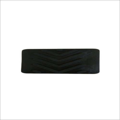 Black Rubber - Rectangular, Made of Rubber, Color Black | Industrial Use, Durable Rubber Part