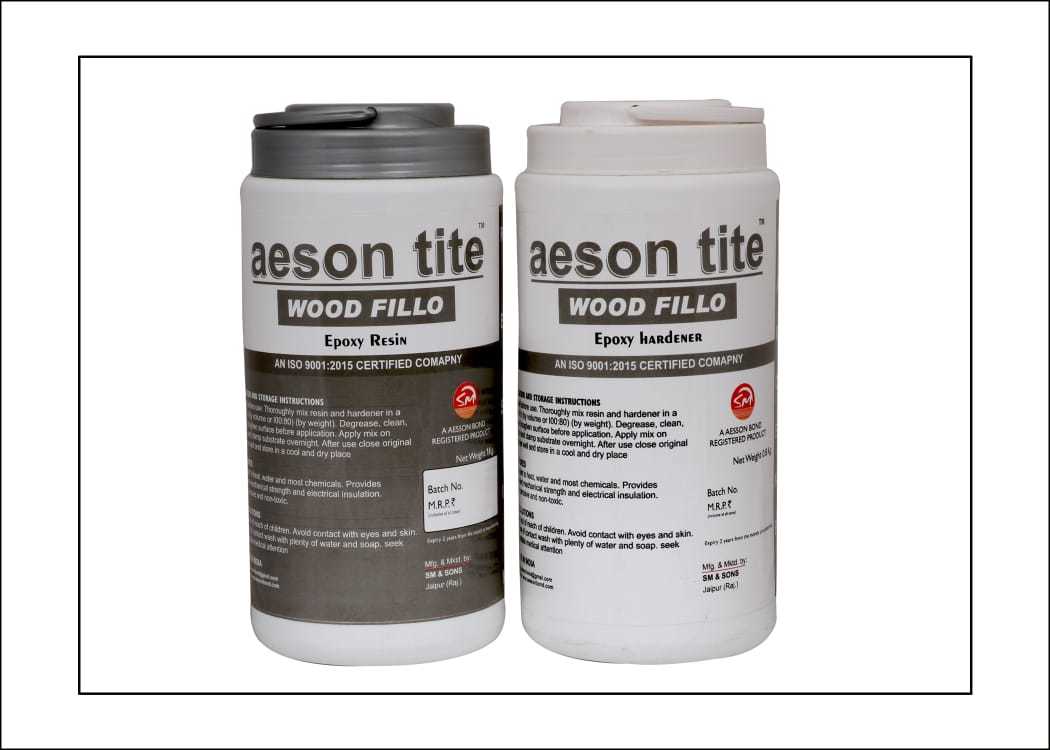 Aeson Tite Wood Primer Wood Crack Filler Epoxy Resin & Hardener : A Fine Tech Product Grade: Industrial Grade