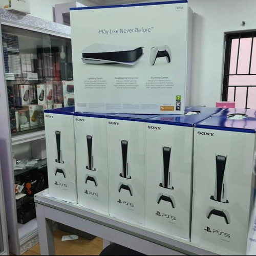 New Ps5 Game Console With 5 Free Games Fast Delivery Shelf Life: 12 Years