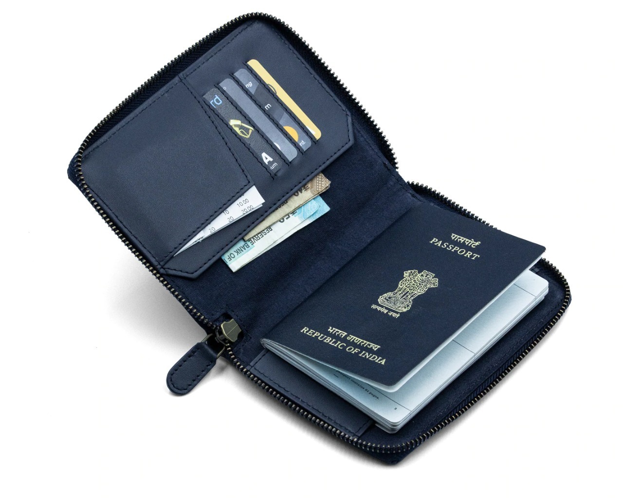 Wallets & Passport Holder - Multi-compartment Design, Versatile Storage For Tickets & Passes, Available In Various Colors And Materials