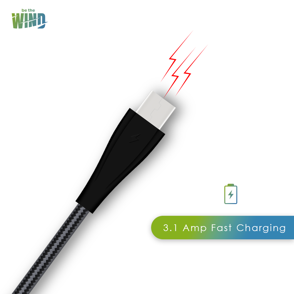 Type C Cable Body Material: Nylon Braided