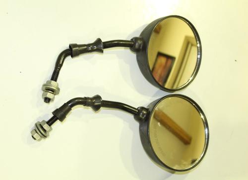 Mirror Compact Round - Compact Round Design for Three-Wheeler Vehicles | Warranty Included, Ideal Fit for BAJAJ Compact Passenger