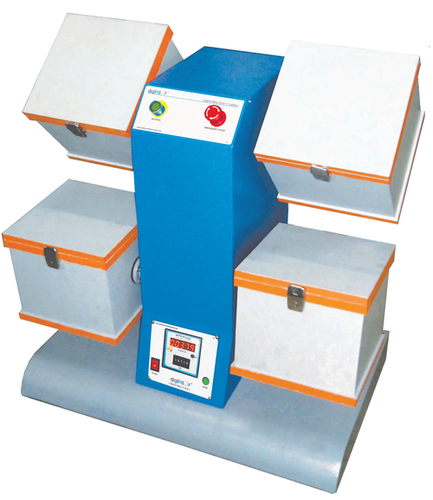 Paramount Pilling Tester - 32.6x20.4x20 Inch, 4 Box Digital Tester with Microprocessor Control, Cork Lined for Optimal Performance